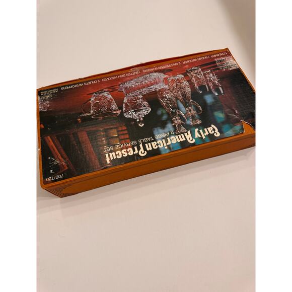 Vintage Early American Prescut 11 Pc Table Service Set Anchor Hocking 700/720 - Picture 7 of 7